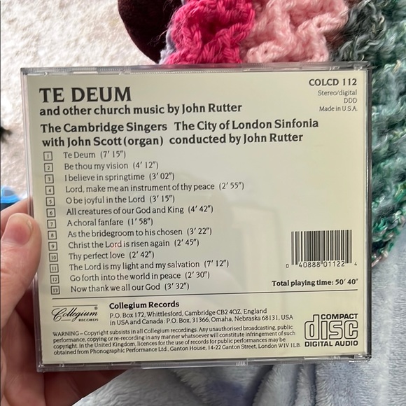 John Rutter Te Deum CD - Picture 2 of 6